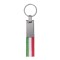 Portachiavi in metallo e poliestere personalizzato E14263