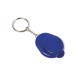 Portachiavi in plastica e metallo blu royal personalizzato E14267BL Portachiavi in plastica e metallo blu royal personalizzato E14267BL