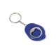 Portachiavi in plastica e metallo blu royal personalizzato E14267BL Portachiavi in plastica e metallo blu royal personalizzato E14267BL