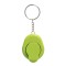Portachiavi in plastica e metallo verde acido personalizzato E14267VA