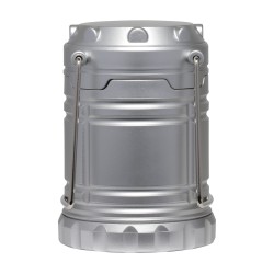 Mini lampada da campeggio in plastica e metallo grigia personalizzata E14268GR Mini lampada da campeggio in plastica e metallo grigia personalizzata E14268GR