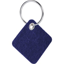 Portachiavi in feltro rpet blu royal personalizzato E14277BL Portachiavi in feltro rpet blu royal personalizzato E14277BL