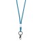 Porta badge in poliestere blu sky personalizzato E14280SK