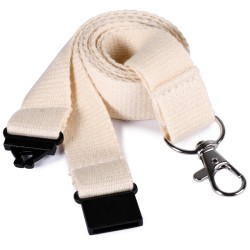 Porta badge in cotone organico personalizzato E14284
