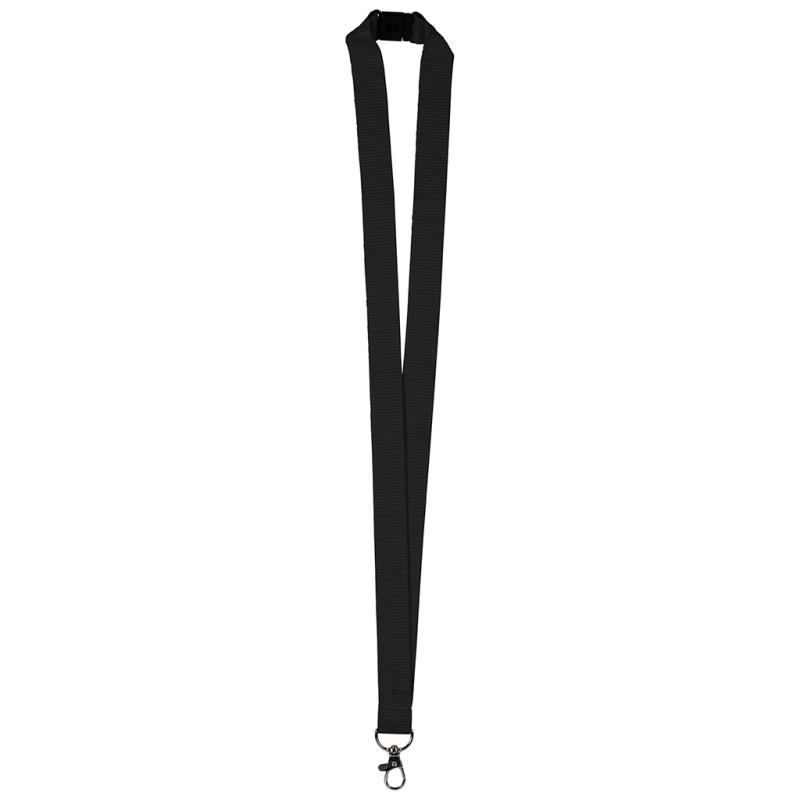 Porta badge in rpet nero personalizzato E14285N