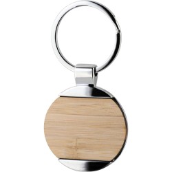 Portachiavi in bamboo personalizzato E14286