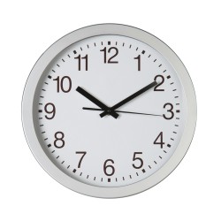 Orologio da parete  in plastica e vetro personalizzato E14429
