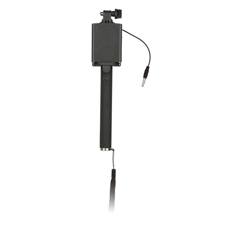 Asta telescopica per selfie in plastica e metallo nero personalizzato E14543N