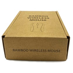 Mouse ottico wireless in bambù personalizzato E14594 Mouse ottico wireless in bambù personalizzato E14594