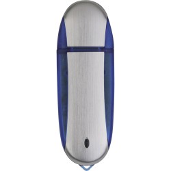 Memoria usb trasparente/blu royal personalizzato E146154GBTR/BL