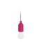 Lampada ad un led in plastica e poliestere fucsia personalizzata E14247FU