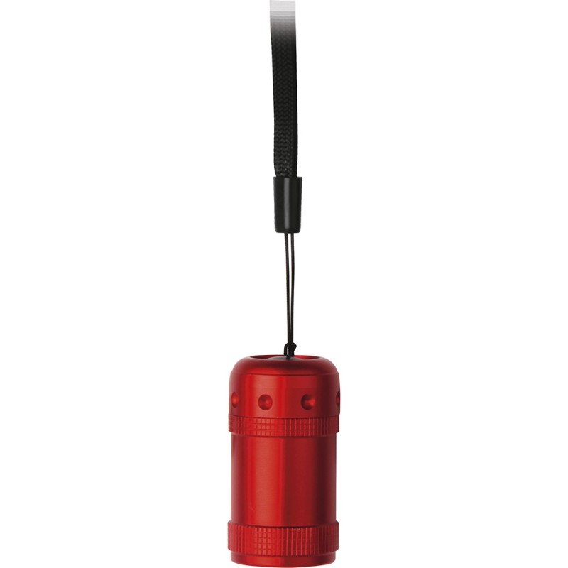 Mini torcia in alluminio rosso personalizzato E14165R