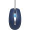 Mouse ottico in plastica blu royal personalizzato E14507BL