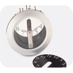 Orologio da parete  in plastica e vetro personalizzato E14402
