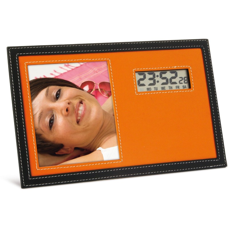 Orologio lcd con portafoto personalizzato E14339