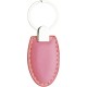 Portachiavi in metallo e pvc rosa personalizzato E14131RS