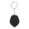 Portachiavi in plastica e metallo nero personalizzato E14267N
