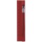 Righello con penna in plastica rossa personalizzata E14221R