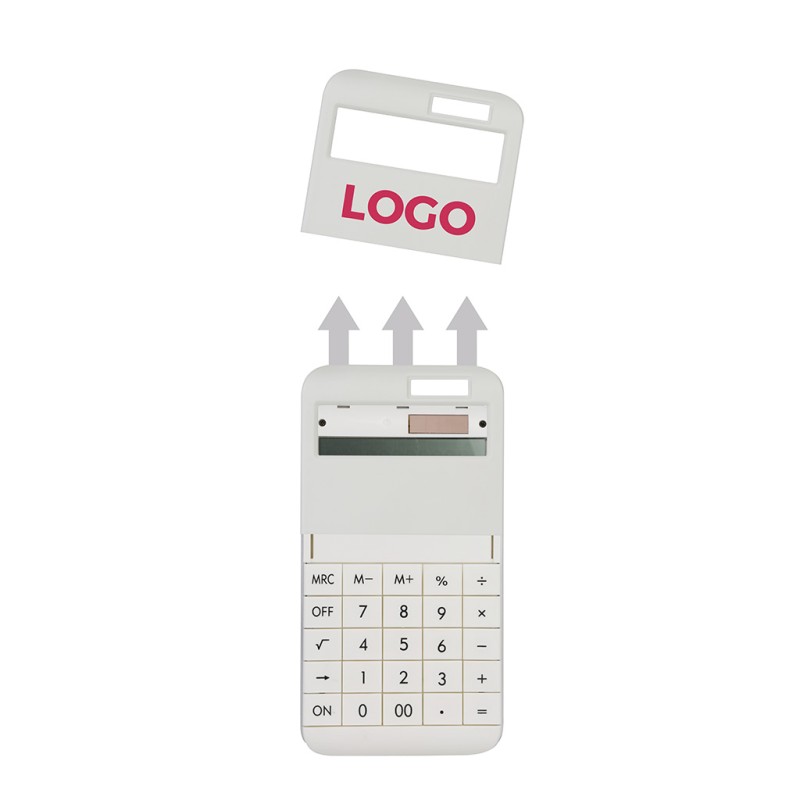 Calcolatrice da tavolo bianco personalizzato G16252B