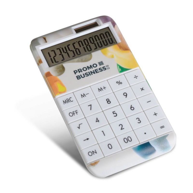 Calcolatrice da tavolo bianco personalizzato G16252B