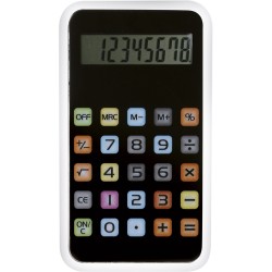 Calcolatrice stile ipod bianco personalizzato G16257B