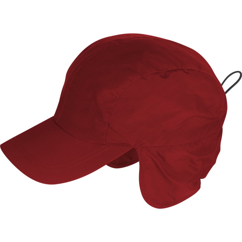 Cappellino 4 pannelli rosso personalizzato K18075R