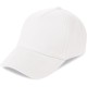 Cappellino 5 pannelli bianco personalizzato K18066B