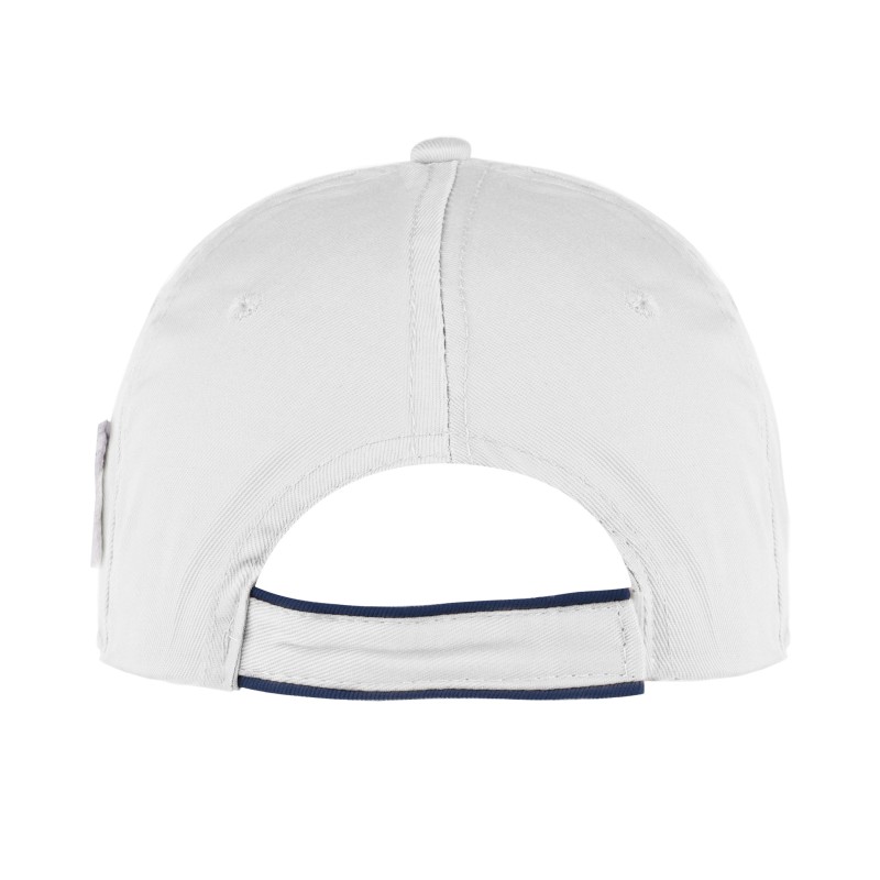 Cappellino 5 pannelli bianco personalizzato K18144B