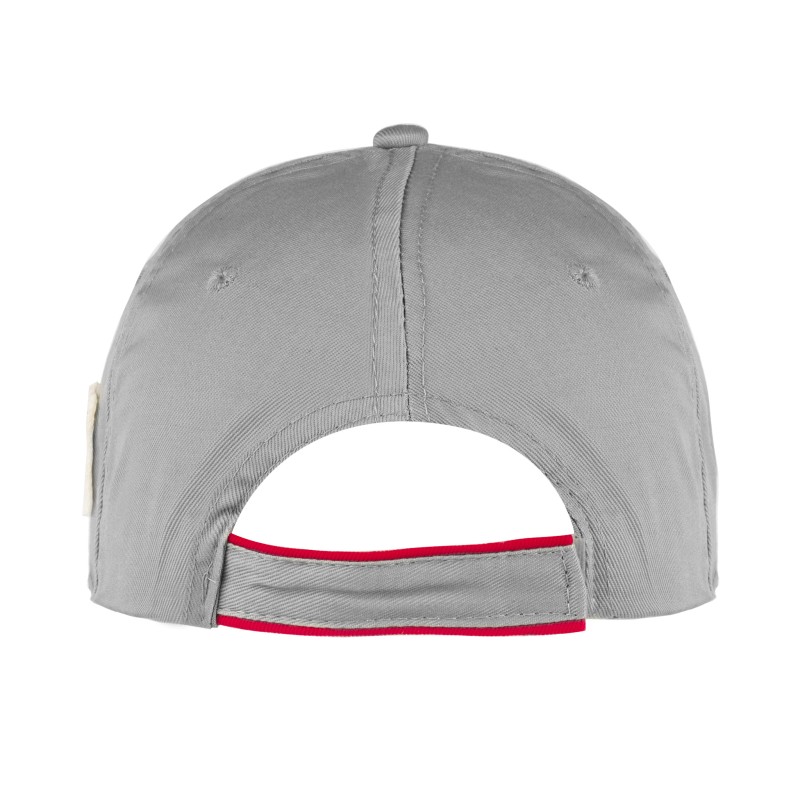 Cappellino 5 pannelli grigio personalizzato K18144GR