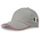 Cappellino 5 pannelli grigio personalizzato K18144GR