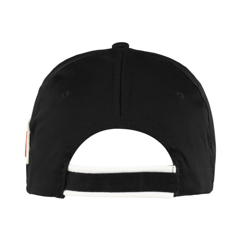 Cappellino 5 pannelli nero personalizzato K18144N