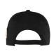 Cappellino 5 pannelli nero personalizzato K18144N
