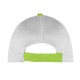 Cappellino  5 pannelli verde acido personalizzato K18105VA