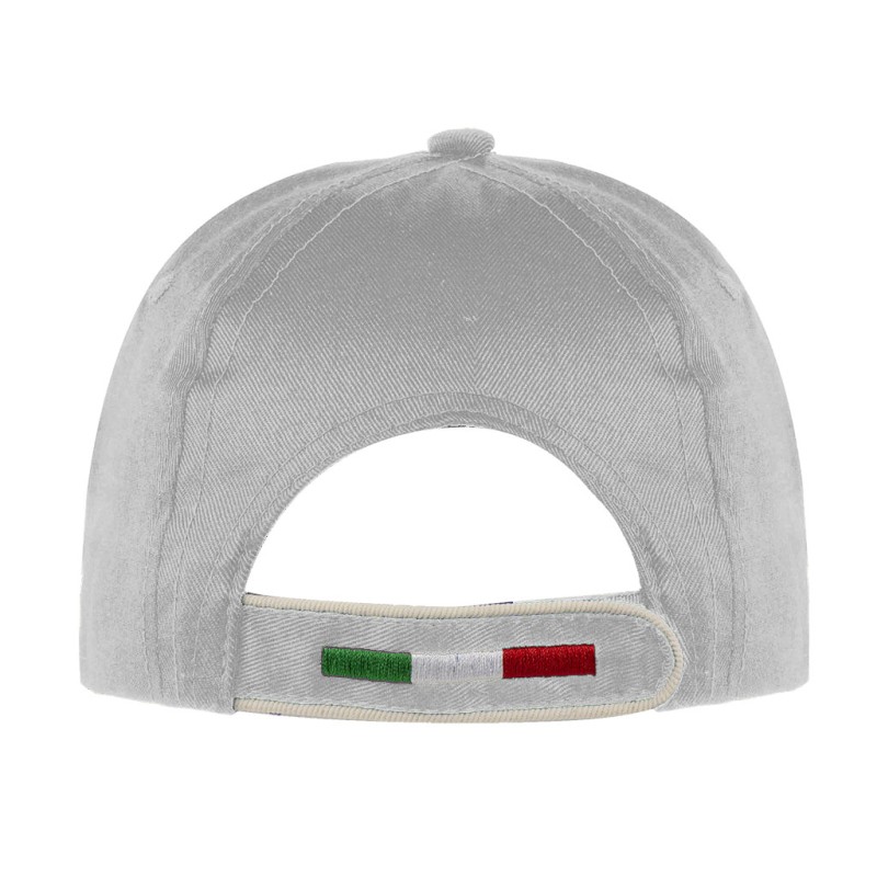 Cappellino 6 pannelli bianco personalizzato K18142B