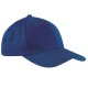 Cappellino 6 pannelli blu royal personalizzato K18061BL