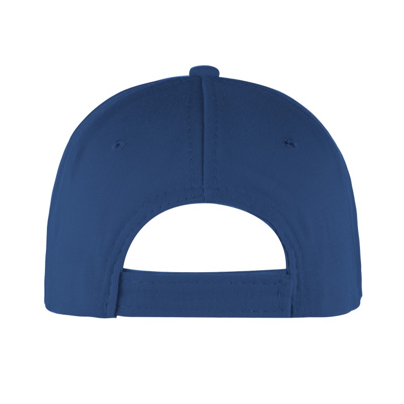 Cappellino 6 pannelli blu royal personalizzato K18061BL