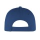 Cappellino 6 pannelli blu royal personalizzato K18061BL