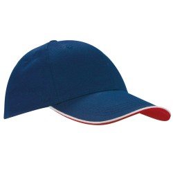 Cappellino 6 pannelli blu royal personalizzato K18062BL