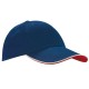 Cappellino 6 pannelli blu royal personalizzato K18062BL