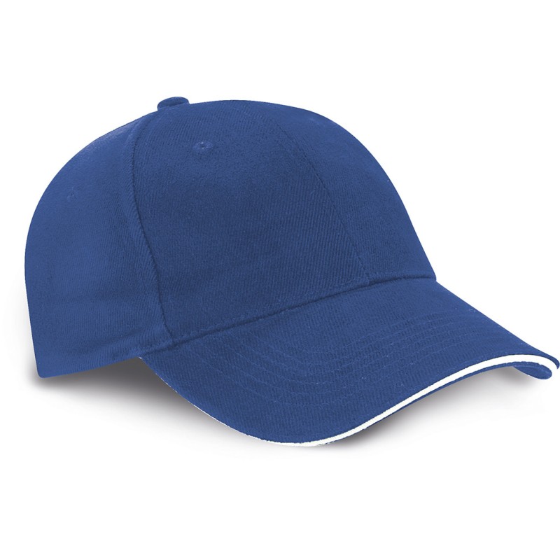 Cappellino 6 pannelli blu royal personalizzato K18065BL