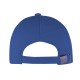 Cappellino 6 pannelli blu royal personalizzato K18065BL
