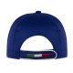 Cappellino 6 pannelli blu royal personalizzato K18142BL