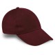 Cappellino 6 pannelli bordeaux personalizzato K18063BO