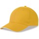 Cappellino 6 pannelli giallo personalizzato K18064G