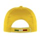 Cappellino 6 pannelli giallo personalizzato K18142G