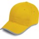 Cappellino 6 pannelli giallo personalizzato K18147G