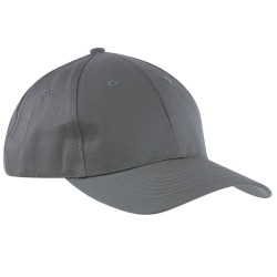 Cappellino 6 pannelli grigio personalizzato K18061GR