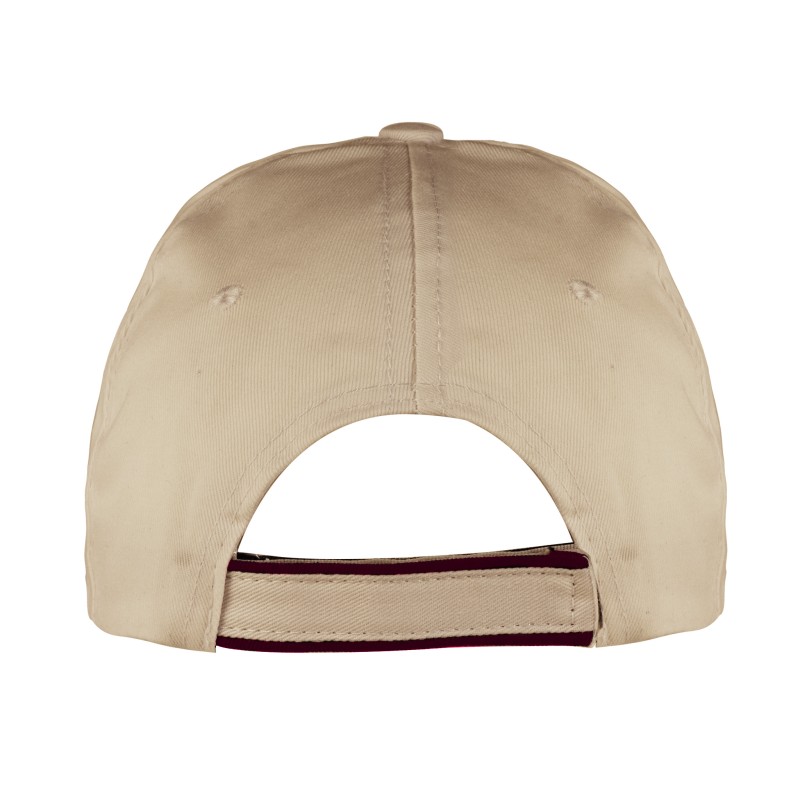 Cappellino 6 pannelli  kaki personalizzato K18062KA