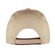 Cappellino 6 pannelli  kaki personalizzato K18062KA