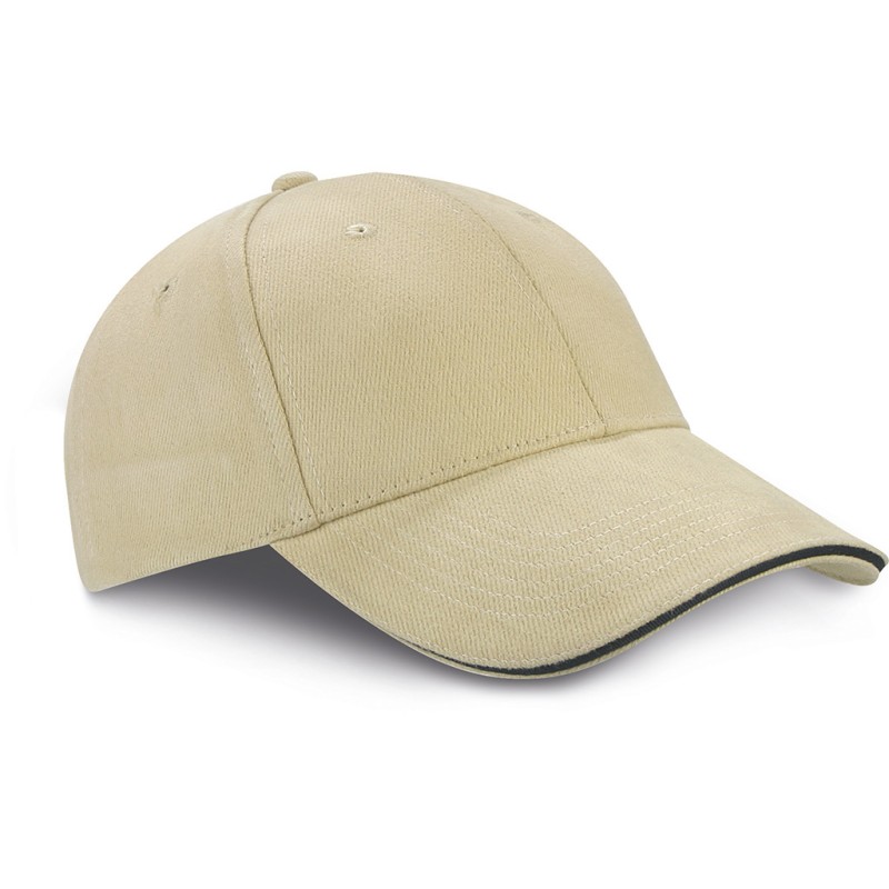 Cappellino 6 pannelli kaki personalizzato K18065KA